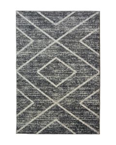 Recycled Geometric Cross Rug - Large