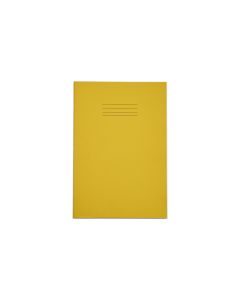 Rhino A4 Tinted Paper Exercise Books 80 Page 7mm Squared Cream Paper - Pack of 50