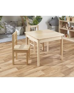 Role Play Wooden Table and Chairs Set