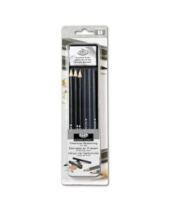 Royal & Langnickel Charcoal Sketching Mini Tin Set