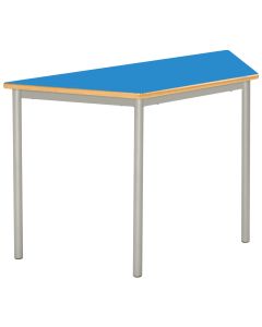 Welded Trapezoidal Table- 1200x600 mm - 11-14Y Blue