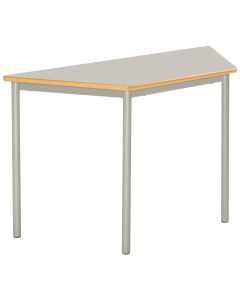Welded Trapezoidal Table- 1200x600 mm - 11-14Y Light Grey