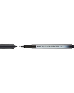 Pentel Pointliner Fineliner - Black - Pack of 12
