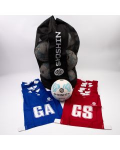SHOSHIN Match Netball Kit - Red/Blue - Size 5