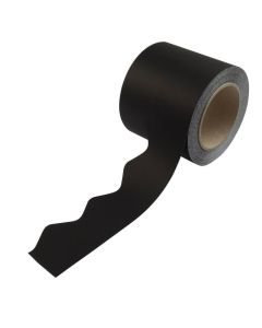 Border Rolls (Poster Paper) Scalloped - Black