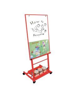 Single Boarded Mobile Easel 'Portrait Style' - Blue
