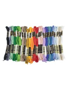 DMC Six Stranded Cotton Assorted Pack of 24
