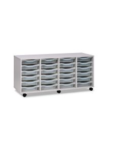 Grey 24 Tray Quad Column Unit