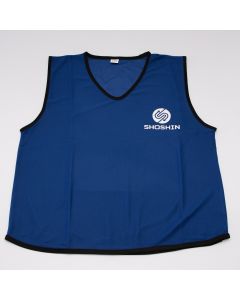 SHOSHIN Plain Mesh Training Bibs- Kids- Blue- Pack of 10