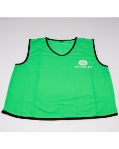 SHOSHIN Plain Mesh Training Bibs- Kids- Green- Pack of 10