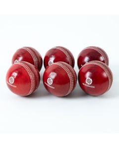 SHOSHIN Cricket Ball - Red  - Senior (5.5oz) - Pack of 6