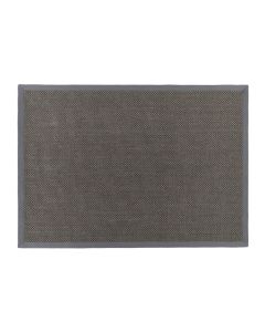 Sisal Border Rugs - Dark Grey