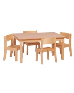 Millhouse Table and 4 Chairs - H210mm