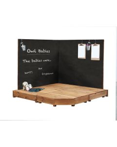 Corner Stage And Chalkboards