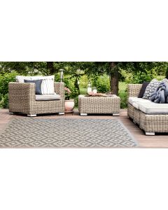 Natural Tile Indoor/Outdoor Flatweave Rug - Large