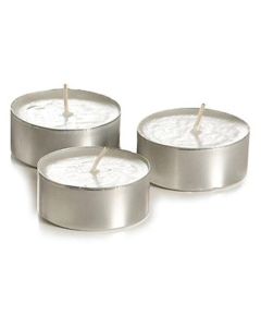 Tea Lights in Metal Holder - Pack of 20