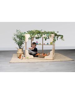 Under 2's Den Frame with Shelves from Hope Education