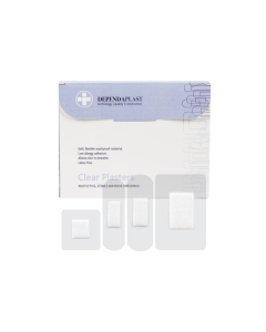 Clear Washproof Plasters Assrtd Box 100