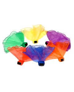 First-play Beanbag Throwing Scarves - Assorted - Pack of 6