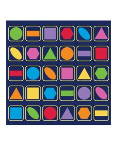 Geometric Shapes 3 x 3m Placemat Carpet