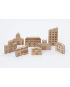 Wooden Houses FSC - Pack of 8