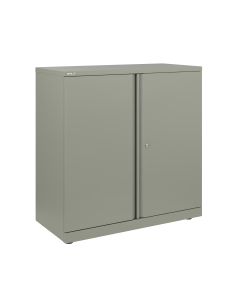Bisley Essentials Steel Double Door Cupboard H1015mm Silver