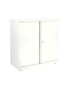 Bisley Essentials Steel Double Door Cupboard H1015mm White