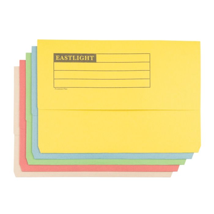 Premium Document Wallets - Assorted - Pack of 50 Premium Document Wallets - Assorted - Pack of 50