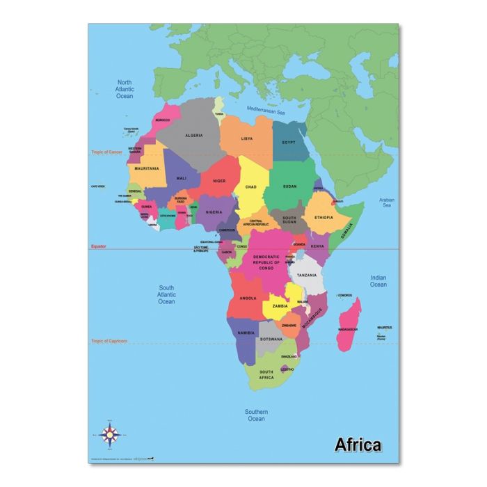 Simple Map of Africa Simple Map of Africa