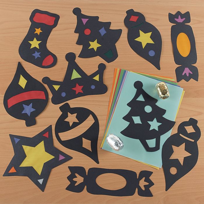 Stained Glass Windows - Pack of 30 Stained Glass Windows - Pack of 30