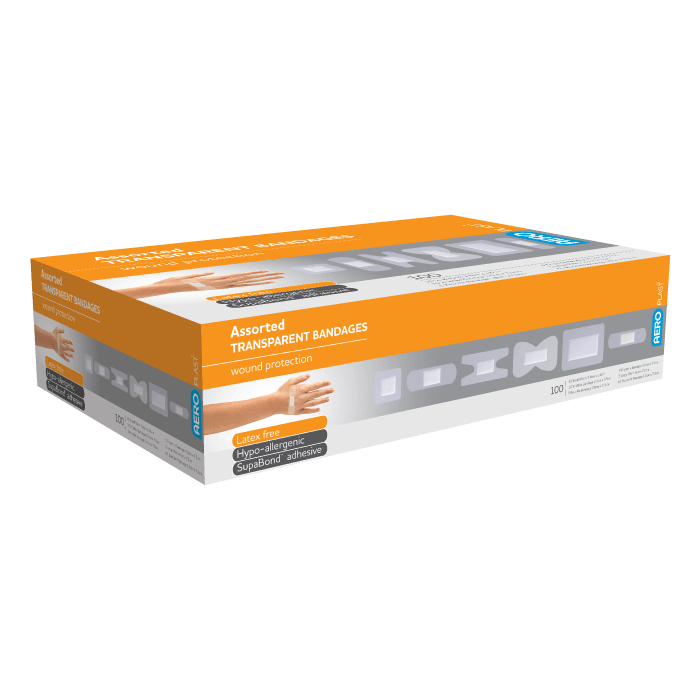 Transparent Plasters Assorted - Pack of 100