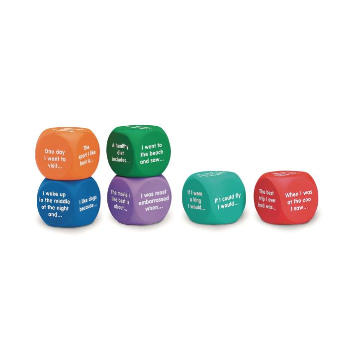 Writing Prompt Cubes - Pack of 6 Writing Prompt Cubes - Pack of 6