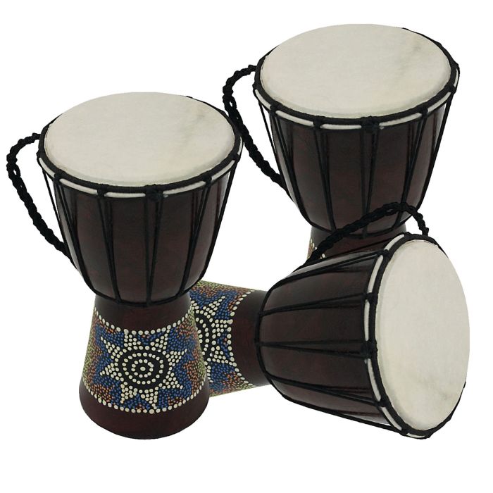 Mini Djembe - Pack of 3 Mini Djembe - Pack of 3