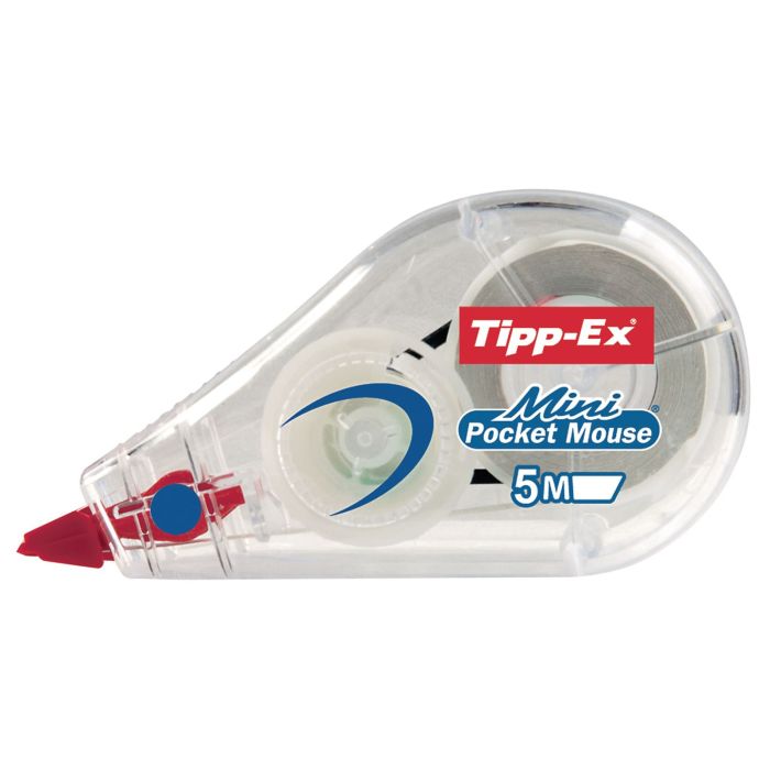 BIC Mini Pocket Mouse Correction Tape White 5m - Pack of 10