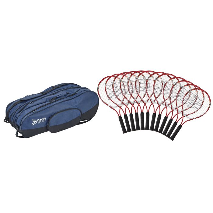 Davies Sports Advantage Racquet - 21in - Red - Pack of 12