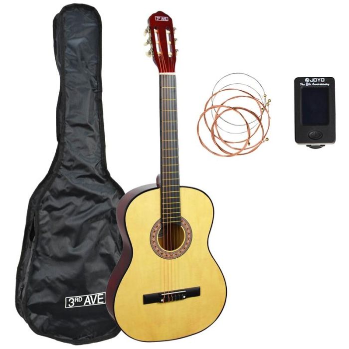 3rd Avenue 3/4 Size Classical Guitar Pack - Natural