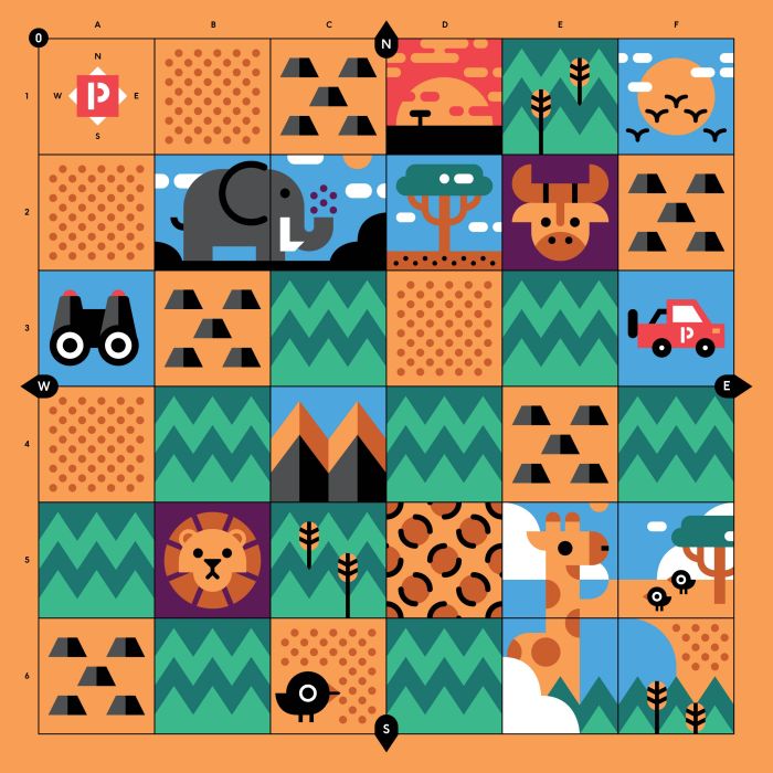 Cubetto Maps - African Savannah Cubetto Maps - African Savannah