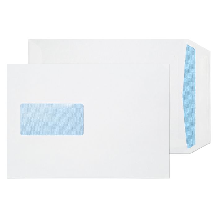 C5 Window Pocket Self Seal Envelopes 90gsm White - Pack of 500