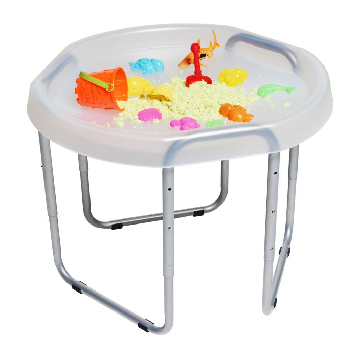 Play Tray Hexacle with Stand - Clear Play Tray Hexacle with Stand - Clear