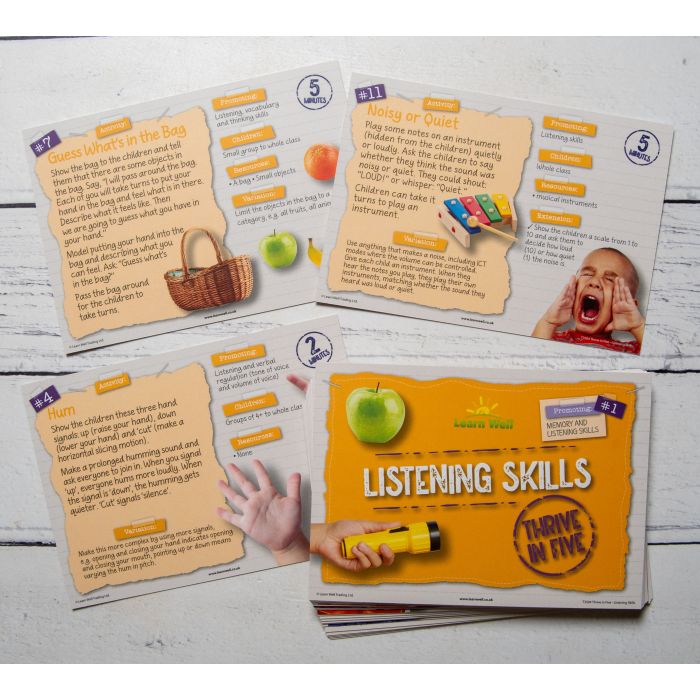 Thrive in 5 Set 1 - Listening Skills Cards