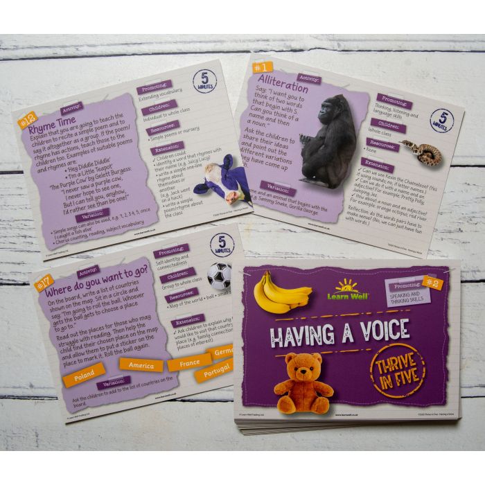 Thrive in 5 Set 2 - Having a Voice Cards