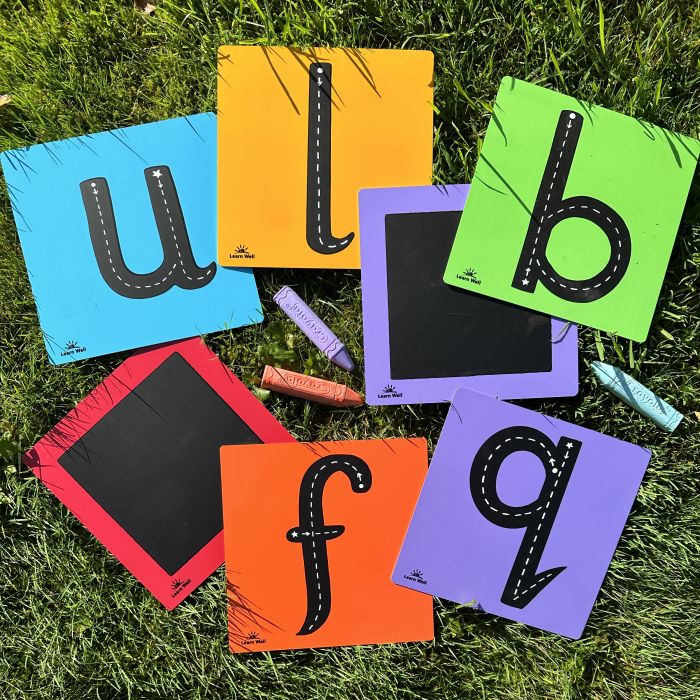 Start Big Stay Big Alphabet Chalkboards Set 4 - Small