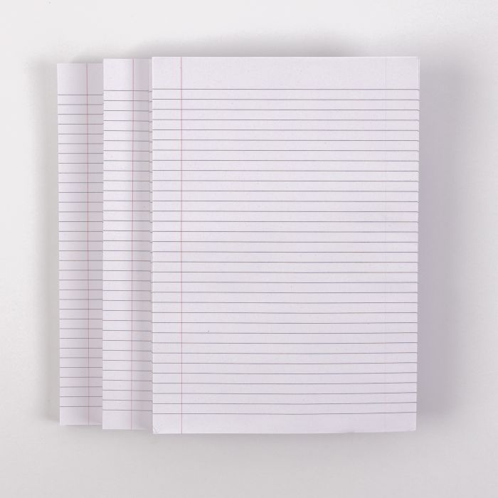 A4 Exercise Paper- 8mm Ruled and Margin- Unpunched - 5 Reams