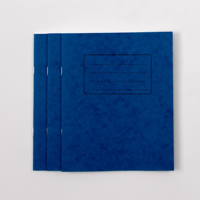 8" x 6.5" Exercise Book 48 Page- 12mm Ruled- Blue- Pk100 8" x 6.5" Exercise Book 48 Page- 12mm Ruled- Blue- Pk100