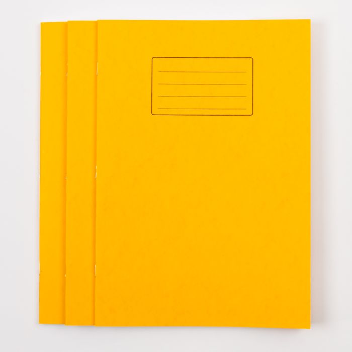 A4 Exercise Book 80P 7mm Squared- Yellow - Pack of 50 A4 Exercise Book 80P 7mm Squared- Yellow - Pack of 50