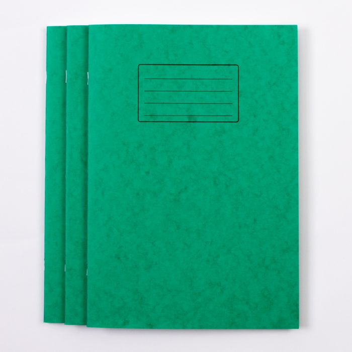 A4 Exercise Book 80P-8mm Ruled/Plain Alternate- Green- Pk 50 A4 Exercise Book 80P-8mm Ruled/Plain Alternate- Green- Pk 50