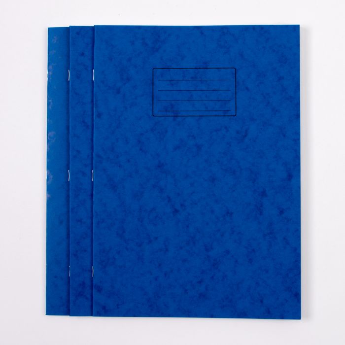 A4+ Exercise Book 48 Page- 8mm Ruled- Blue - Pack of 50