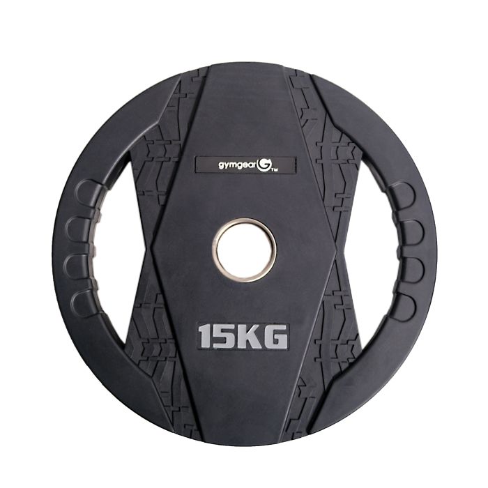 Gym Gear Rubber Plate Dual Grip - 15kg - Pair