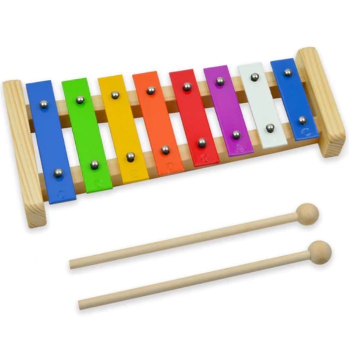 A-Star 8 Note Glockenspiel - Coloured Keys
