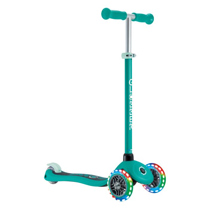 GLOBBER Primo Light Up Wheels Scooter Emerald GLOBBER Primo Light Up Wheels Scooter Emerald